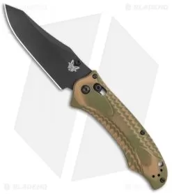 Benchmade Rift 950BK-1802 Limited Edition Knife OD/ Tan G-10 (3.67" Black)