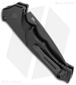 Benchmade Rukus II Automatic Knife (3.4" Black) 9600BK 7 Benchmade Rukus II Automatic Knife (3.4" Black) 9600BK -Knife Shop Benchmade Rukus II Automatic Black 9600BK BHQ 74494 jr side