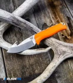 Benchmade Steep Country Knife W/ Gut Hook Orange (3.5" Stonewash) 15009-ORG -Knife Shop Benchmade Steep Country Knife w Gut Hook Orange Stonewash 15009 ORG BHQ 24208 kp antlers web