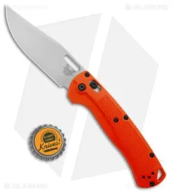 Benchmade Taggedout AXIS Lock Knife Orange Grivory (3.5" Stonewash) 15535 -Knife Shop Benchmade Taggedout AXIS Lock Orange Grivory SW BHQ 137283 jr bottlecap