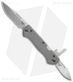 Benchmade Weekender Slip Joint Knife Cool Gray G-10 (3" SW) 317