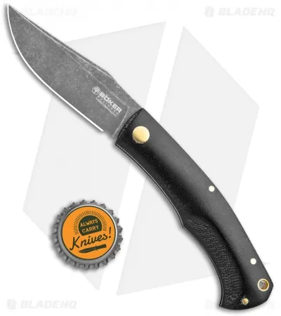 Boker Boxer EDC Slip Joint Knife Black Jute Micarta (3.1" SW) 111129 4 Boker Boxer EDC Slip Joint Knife Black Jute Micarta (3.1" SW) 111129 - Image 4