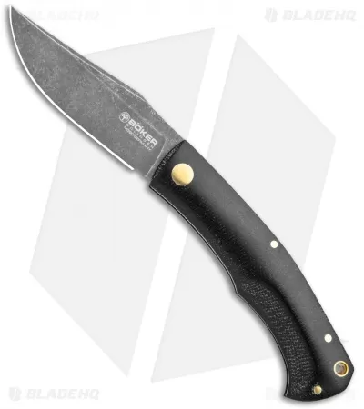 Boker Boxer EDC Slip Joint Knife Black Jute Micarta (3.1" SW) 111129 1 Boker Boxer EDC Slip Joint Knife Black Jute Micarta (3.1" SW) 111129