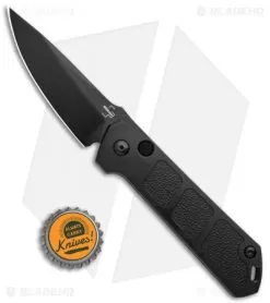 Boker Burnley Kihon Drop Point Automatic Knife (3.25" Black) -Knife Shop Boker Burnley Kihon DP Auto Black BHQ 101390 jr bottlecap 2