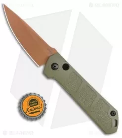 Boker Burnley Kihon Desert Warrior Drop Point Automatic Knife (3.3" Copper D2) -Knife Shop Boker Burnley Kihon Desert Warrior DP Auto Copper D2 01BO955NSOI BHQ 101391 jr bottlecap