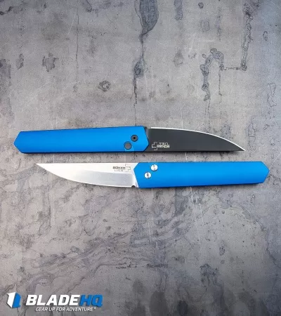 Boker Burnley Kwaiken Automatic Knife Blue (3.5" Black) Pro-Tech 5 Boker Burnley Kwaiken Automatic Knife Blue (3.5" Black) Pro-Tech - Image 5