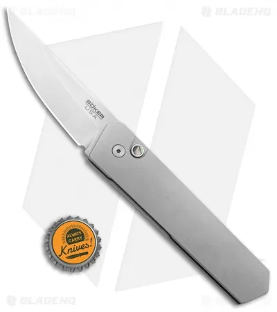 Boker Burnley Kwaiken Compact Automatic Knife Gray Prototype (3" SW) Blade 2019 4 Boker Burnley Kwaiken Compact Automatic Knife Gray Prototype (3" SW) Blade 2019 - Image 4