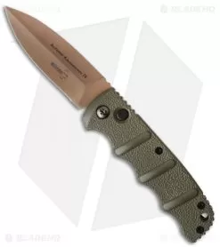 Boker Desert Warrior Kalashnikov Dagger Knife OD Green (3.25" Copper AUS 8)