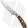 Boker Jager Gold Gobec Nicker Fixed Blade Knife Walnut Wood (4" Satin) 122532