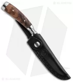 Boker Jager Gold Gobec Nicker Fixed Blade Knife Walnut Wood (4" Satin) 122532 6 Boker Jager Gold Gobec Nicker Fixed Blade Knife Walnut Wood (4" Satin) 122532 -Knife Shop Boker Jager Gold Gobec Nicker Walnut Wood Satin 122532 BHQ 90295 jr sheath