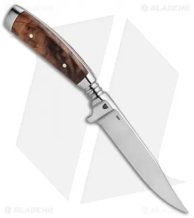 Boker Jager Gold Gobec Nicker Fixed Blade Knife Walnut Wood (4" Satin) 122532 2 Boker Jager Gold Gobec Nicker Fixed Blade Knife Walnut Wood (4" Satin) 122532 - Image 2