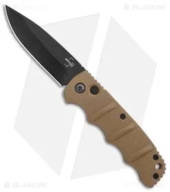Boker Kalashnikov Drop Point Automatic Knife Coyote Brown (3.25" Black D2)