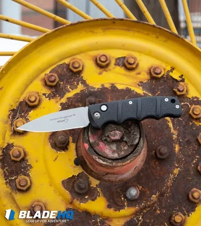 Boker Kalashnikov Dagger Automatic Knife Black Aluminum (3.25" Black D2) 6 Boker Kalashnikov Dagger Automatic Knife Black Aluminum (3.25" Black D2) - Image 6