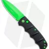 Boker Green Mamba Kalashnikov Dagger Automatic Knife (3.25" Electric Green D2)