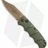 Boker Desert Warrior Kalashnikov Bowie Automatic Knife OD Green (D2 Copper)