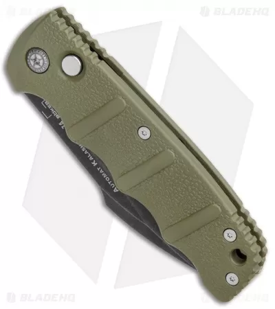 Boker Kalashnikov Harpoon Automatic Knife OD Green (3.25" Smokewash D2) 2 Boker Kalashnikov Harpoon Automatic Knife OD Green (3.25" Smokewash D2) - Image 2