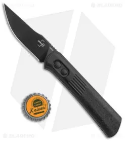 Boker Lundquist Alluvial Automatic Knife Black (3" Black) 7 Boker Lundquist Alluvial Automatic Knife Black (3" Black) -Knife Shop Boker Lundquist Alluvial Auto Black Aluminum Black BHQ 125068 jr bottlecap