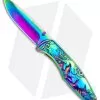 Boker Magnum Anna's Rainbow Unicorn Frame Lock Knife (3.5" Spectrum) 01MB231