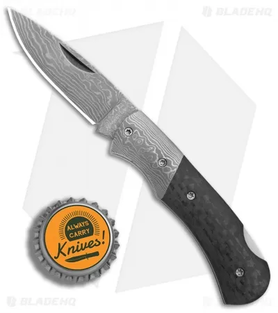 Boker Magnum DC Lockback Knife Carbon Fiber/Damascus (2.25" Damascus) 4 Boker Magnum DC Lockback Knife Carbon Fiber/Damascus (2.25" Damascus) - Image 4