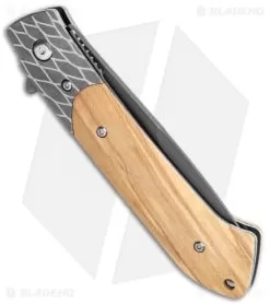 Boker Magnum Erebos Liner Lock Knife Zebrawood (3.0" SW) 01SC074 -Knife Shop Boker Magnum Erebos LL Zebra Wood SW 01SC074 BHQ 118402 jr side