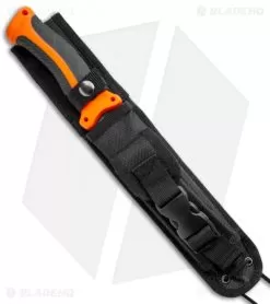 Boker Magnum FFB Fixed Blade Knife Orange Plastic (7.25" Black) 02MB204 -Knife Shop Boker Magnum FFB Orange Plastic Black 02MB204 BHQ 111676 jr sheath