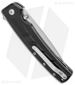 Boker Magnum Gatto NERO Liner Lock Knife Black G-10 (3.75" Satin) 01MB724 6 Boker Magnum Gatto NERO Liner Lock Knife Black G-10 (3.75" Satin) 01MB724 -Knife Shop Boker Magnum Gatto NERO LL Black G 10 Satin 01MB724 BHQ 97841 jr side