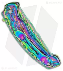 Boker Magnum Liner Lock Knife Rainbow Flaming Skull (3.74" Spectrum) 01MB734 6 Boker Magnum Liner Lock Knife Rainbow Flaming Skull (3.74" Spectrum) 01MB734 -Knife Shop Boker Magnum LL Rainbow Flaming Skull Spectrum 01MB734 BHQ 111672 jr side