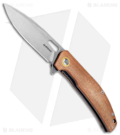 Boker Magnum Toxicofera Liner Lock Knife Micarta Brown (3.4" SW) 01SC005 1 Boker Magnum Toxicofera Liner Lock Knife Micarta Brown (3.4" SW) 01SC005