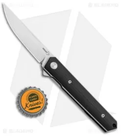 Boker Mini Kwaiken Flipper Folding Knife Black G-10 (3.13" Stonewash D2) 01BO268 -Knife Shop Boker Mini Kwaiken Black G 10 SW 01BO268 BHQ 90309 jr bottlecap