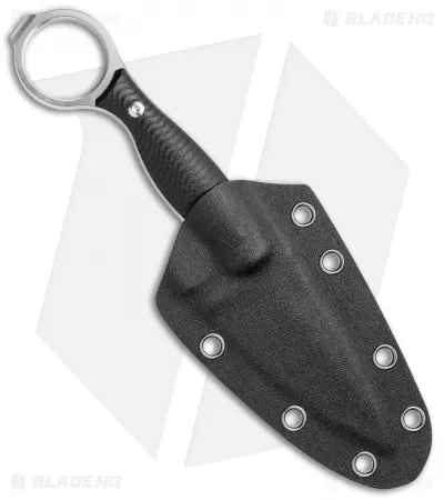 Boker Plus Accomplice Fixed Blade Knife Black G-10 (3.1" Satin) 3 Boker Plus Accomplice Fixed Blade Knife Black G-10 (3.1" Satin) - Image 3