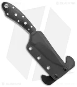 Boker Plus Backdrop Yurco Fixed Blade Knife Black G-10 (3.5" Satin) 02BO028 -Knife Shop Boker Plus Backdrop Yurco Fixed Blade Black G 10 Satin 02BO028 BHQ 118384 jr sheath