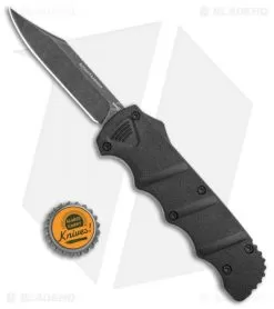 Boker Kalashnikov Bowie D/A OTF Automatic Knife (3.5" Black SW D2) -Knife Shop Boker Plus Kalashnikov DA OTF Auto Black SW BHQ 113130 jr bottlecap
