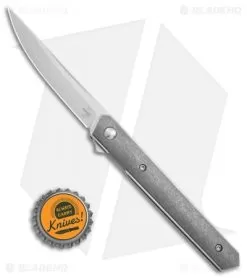 Boker Plus Kwaiken Air Mini Liner Lock Knife Gray Titanium (3" VG-10) 01BO326 -Knife Shop Boker Plus Kwaiken Air Mini Liner Lock Knife Gray Ti 3in BHQ 131467 td size 2