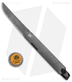 Boker Plus Nori Liner Lock Knife Titanium (3" Damascus) 01BO897DAM -Knife Shop Boker Plus Nori Damascus BHQ 136229 td Size