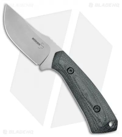 Boker Plus Spark Fixed Blade Knife Micarta (3.125" Stonewash) 02BO010 1 Boker Plus Spark Fixed Blade Knife Micarta (3.125" Stonewash) 02BO010