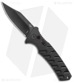 Boker Plus Strike Bowie Automatic Knife Black (3.25" Black )