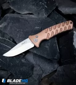 Boker Plus Strike Copper Automatic Knife (3.25" Stonewash) -Knife Shop Boker Plus Strike Copper Automatic Knife Stonewash BHQ 99645 kp stone web