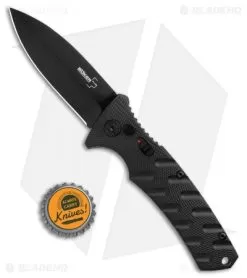 Boker Plus Strike Dagger Automatic Knife Black (3.25" Black D2) -Knife Shop Boker Plus Strike Dagger Auto Black Black 01BO428NSOI BHQ 97035 jr bottlecap