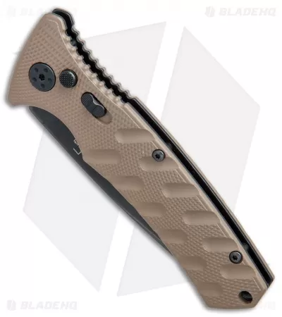 Boker Plus Strike Drop Point Automatic Knife Coyote Brown (3.25" Black SW) 2 Boker Plus Strike Drop Point Automatic Knife Coyote Brown (3.25" Black SW) - Image 2