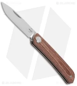Boker Plus Tech Tool Premium Slip Joint Knife Brown Micarta (2.75" Satin)