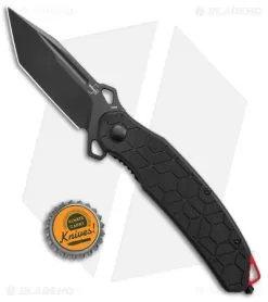 Boker Plus Yokai Liner Lock Knife Non-Slip Black (3.75" Black) 01BO151 -Knife Shop Boker Plus Yokai LL Non Slip Black Black BHQ 125041 jr bottlecap