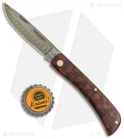 Boker Rangebuster Slip Joint Knife Snakewood (3" Damascus) 4 Boker Rangebuster Slip Joint Knife Snakewood (3" Damascus) - Image 4