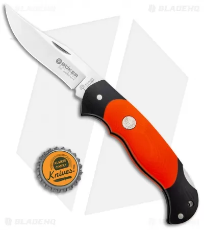 Boker Scout Lightweight Lockback Knife Orange G-10 (3.1" Satin) 112087 4 Boker Scout Lightweight Lockback Knife Orange G-10 (3.1" Satin) 112087 - Image 4