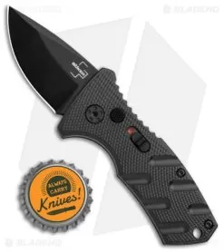 Boker Stubby Strike CA Legal Automatic Knife (1.9" Black D2) -Knife Shop Boker Stubby Strike CA Legal Auto Black 01BO441NSOI BHQ 99647 jr bottlecap