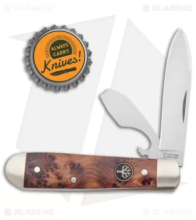 Boker Swell-End Jack Traditional Pocket Knife Thuya Wood (2.6" Satin) 4 Boker Swell-End Jack Traditional Pocket Knife Thuya Wood (2.6" Satin) - Image 4