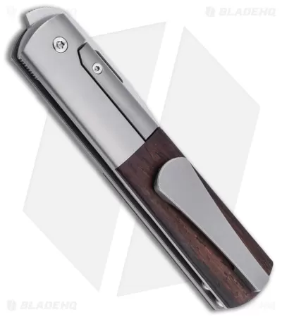 Boker Urban Barlow Frame Lock Flipper Knife Cocobolo Wood (2.95" Satin) 01BO491 2 Boker Urban Barlow Frame Lock Flipper Knife Cocobolo Wood (2.95" Satin) 01BO491 - Image 2