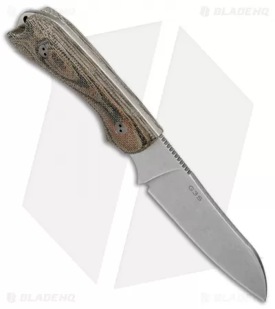 Bradford Knives Guardian3 Fixed Blade 3D Camo Micarta (Sheepsfoot/M390/SW) 2 Bradford Knives Guardian3 Fixed Blade 3D Camo Micarta (Sheepsfoot/M390/SW) - Image 2