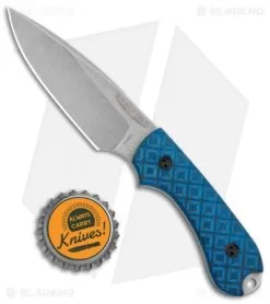 Bradford Knives Guardian3 Fixed Blade Black/Blue G-10 (3.5" False Edge AEB-L SW) -Knife Shop Bradford Knives AEB L Guardian 3 Black Blue BRAD3FE013A BHQ 99679 jr bottlecap
