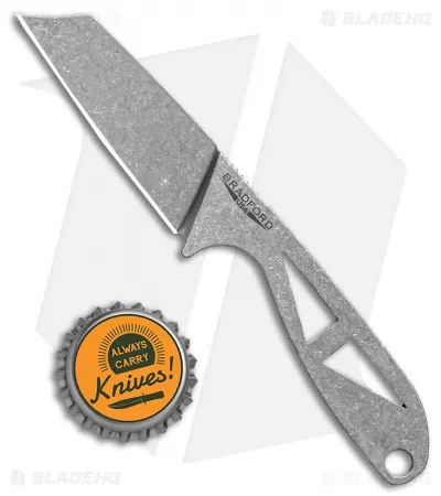 Bradford Knives G-Cleaver Fixed Blade Neck Knife Steel (2.75" Stonewash) 4 Bradford Knives G-Cleaver Fixed Blade Neck Knife Steel (2.75" Stonewash) - Image 4