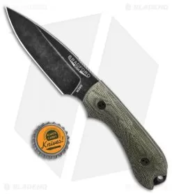 Bradford Knives Guardian3 Fixed Blade 3D OD Green Micarta (Sabre/M390/Black SW) 7 Bradford Knives Guardian3 Fixed Blade 3D OD Green Micarta (Sabre/M390/Black SW) -Knife Shop Bradford Knives Guardian 3 Fixed Blade 3D OD Green Micarta Sabre M390 Black SW BHQ 138107 td size